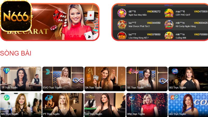 Casino N666 mang đến những trải nghiệm chưa từng có