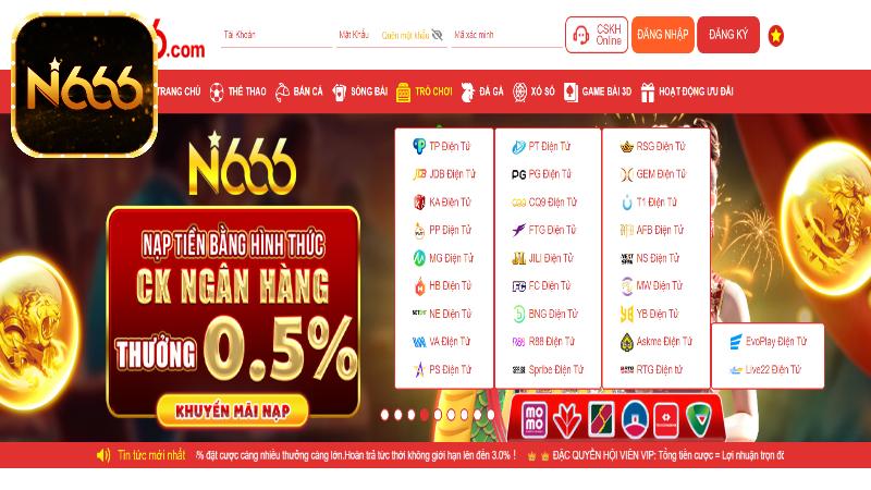 Tổng quan về game Nổ hũ N666